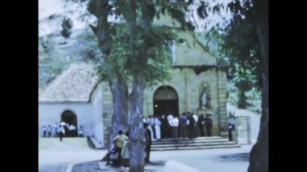 Sainte Anne Guadeloupe June 1975 Witness Moment History People Gather — Stock Video