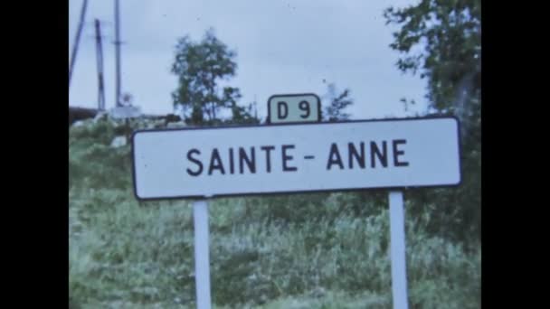 Sainte Anne Guadalupe Junho 1975 Mergulhe Beleza Vibrante Sainte Anne — Vídeo de Stock