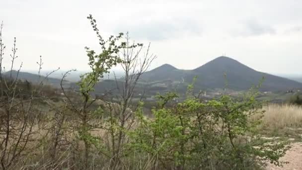 Spektakuläre Luftaufnahmen Der Sanften Hügel Der Euganeischen Region Italien — Stockvideo