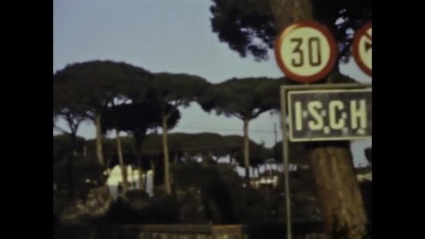 Ischia Italien März 1968 Ein Nostalgisches Video Das Die Natürliche — Stockvideo