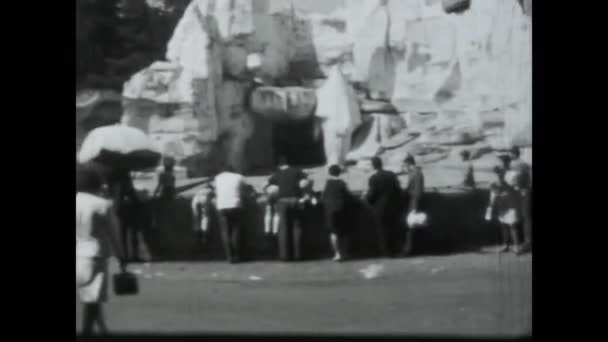 Rzym Włochy Czerwiec 1968 Przenieś Się Przeszłość Dzięki Temu Rzadkiemu — Wideo stockowe