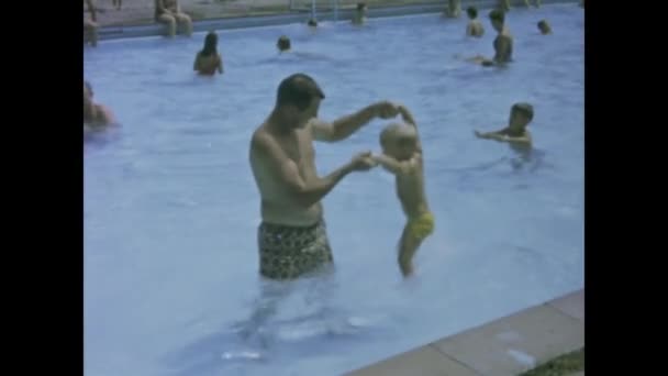City Lake Stany Zjednoczone Czerwiec 1969 Ponownie Przeżyj Nostalgiczne Chwile — Wideo stockowe