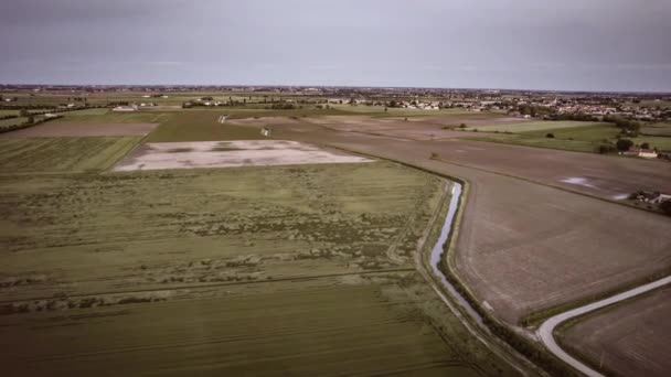 Videoclip Aerian Captivant Care Prezintă Vasta Zonă Rurală Senină Din — Videoclip de stoc