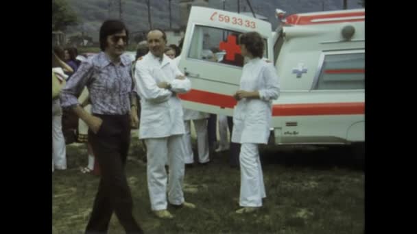 Bellinzona Italy May 1975 Krok Zpět Čase Tímto Nostalgickým Videoklipem — Stock video