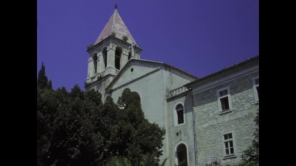 Zadar Horvátország Június 1970 Lépjen Vissza Időben Tapasztalja Meg Nyugodt — Stock videók