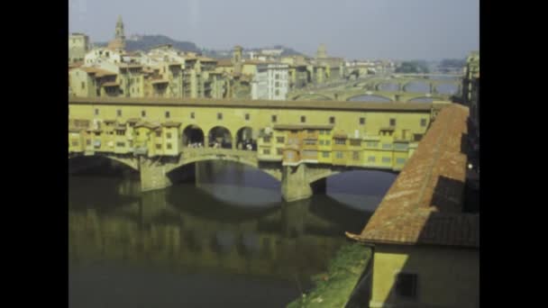 Firenze Italia Maggio 1976 Entra Nel Passato Con Uno Storico — Video Stock