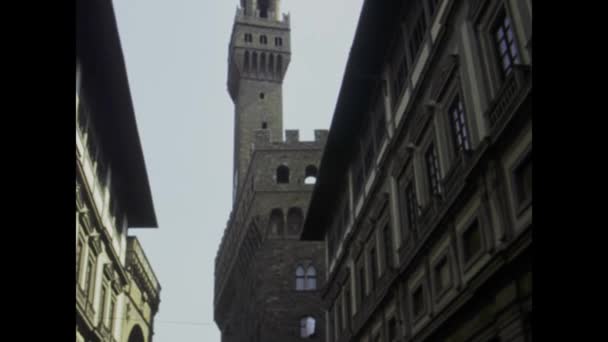 Florence Italy May 1976 Step Back Time 1970S Witness Grandeur — Stock Video
