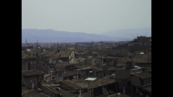 Florencie Itálie 1976 Zažijte Okouzlující Kouzlo Florencie Když Ponoříte Panoramatického — Stock video