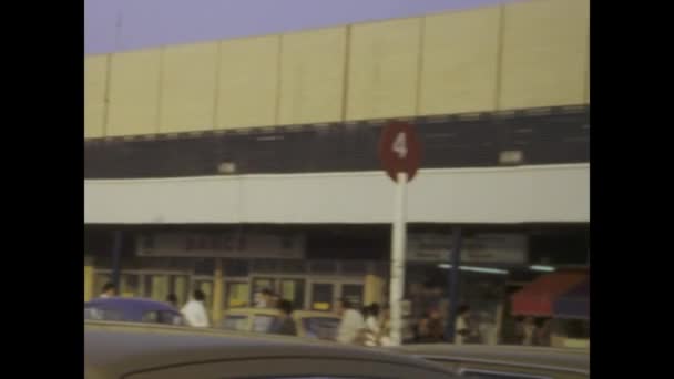 Rio Janeiro Brasile Maggio 1976 Esplora Esterno Supermercato Carrefour Negli — Video Stock