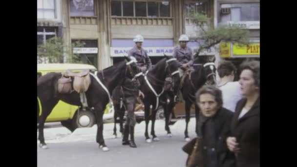 Rio Janeiro Brasil May 1976 Immerse Yourself Lively Atmosphere 1970S — Stock Video