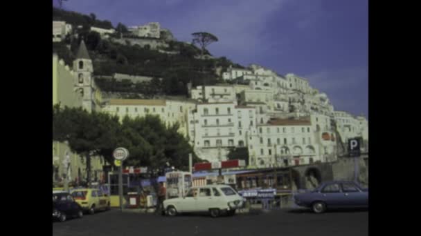 Nápoly Olaszország 1975 Május Vessen Egy Pillantást Nápoly Élénk Városára — Stock videók