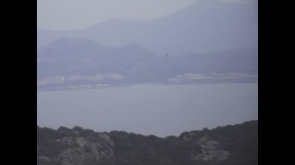 Ольбія Італія Джун 1975 Занурюйтесь Дивовижну Красу Сардинського Узбережжя 1970 — стокове відео