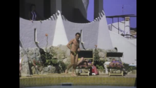 Olbia Italien Juni 1975 Erleben Sie Den Charme Der 1970Er — Stockvideo
