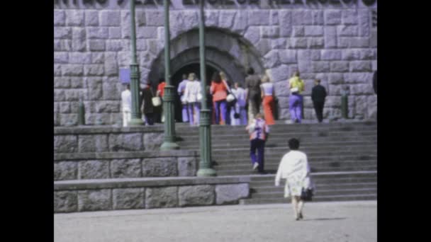 1975年 罗马尼亚布卡斯特 回到过去 通过这个迷人的老式视频剪辑 见证布加勒斯特在1970年代的魅力 — 图库视频影像