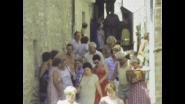 Trapani Italie Juin 1975 Faites Voyage Nostalgique Trapani Des Années — Video