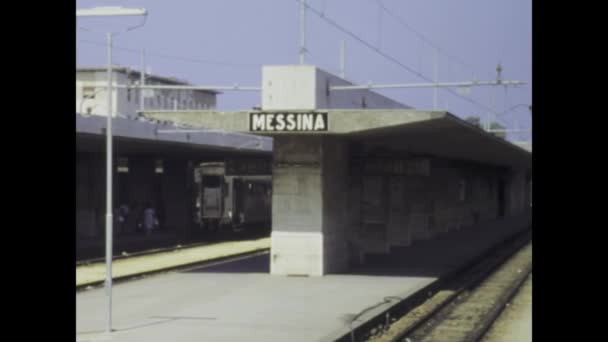 Messina Itália Junho 1975 Passo Para Trás Tempo Com Este — Vídeo de Stock