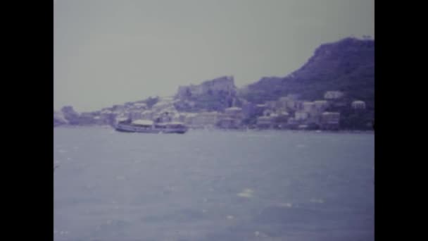 Lerici Italia Maggio 1972 Video Storico Che Cattura Paesaggio Panoramico — Video Stock