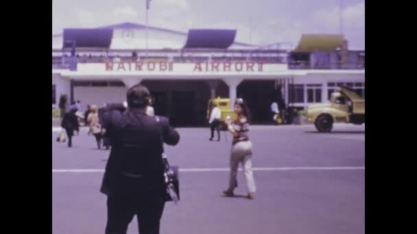 Nairobi Kenya Giugno 1973 Passo Indietro Nel Tempo Con Uno — Video Stock