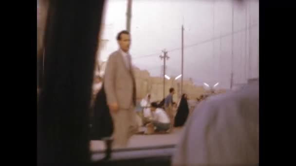 Триполи Ливия Июнь 1963 Винтажные Кадры Кратким Обзором Триполи 1960 — стоковое видео