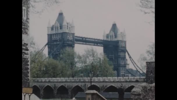 Londres Reino Unido Mayo 1949 Vintage 1949 Metraje Del Emblemático — Vídeos de Stock