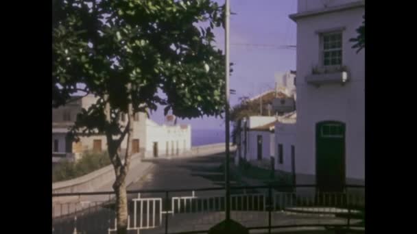 Tenerife Spanyolország 1969 Január Történelmi Felvételek Amelyek Betekintést Nyújtanak Tenerife — Stock videók