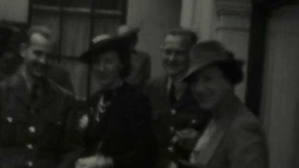 London Großbritannien Mai 1941 Historische Aufnahmen Britischer Militärpolizisten Einsatz Während — Stockvideo