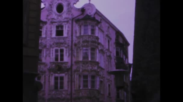 Bruxelles Belgio Maggio 1966 Esplora Intricata Bellezza Palazzo Barocco Negli — Video Stock