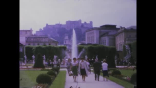 Bruxelles Belgique Mai 1966 Remontez Dans Temps Explorez Les Jardins — Video
