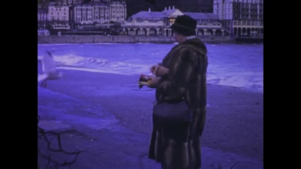 Лондон Велика Британія Січень 1966 Року Транспортуйте Себе 1960 Років — стокове відео