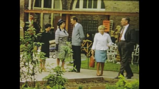 Belvoir Reino Unido Mayo 1966 Sumérgete Vibrante Belleza Coloridas Flores — Vídeos de Stock