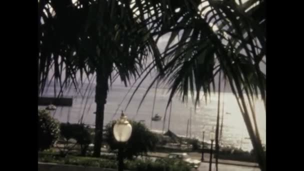 Madeira Portogallo Maggio 1966 Scenografia Che Cattura Splendido Paesaggio Madeira — Video Stock