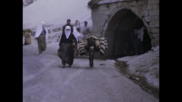 Istanbul Turkiye Maggio 1975 Riprese Degli Anni Settanta Che Mostrano — Video Stock