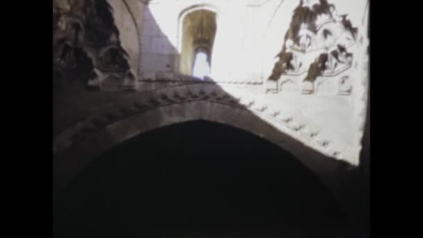 Isztambul Turkiye 1975 Május Szüreti Felvételek Történelmi Építészeti Romokról Épületekről — Stock videók