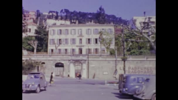 Париж Франция Май 1969 Исторические Кадры Старинной Французской Виллы 1960 — стоковое видео