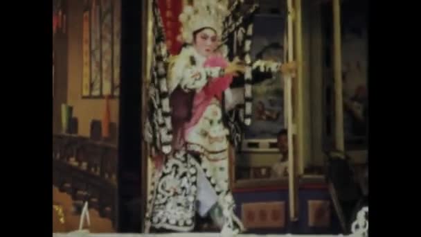 Bankok Thajsko Květen 1975 Ročník Zachycující Podstatu Tradičního Thajského Folklorního — Stock video