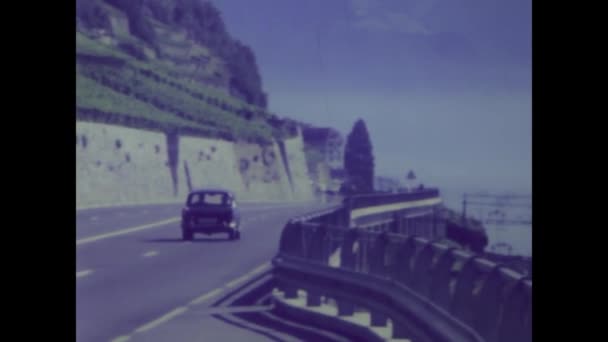 스위스 루체른 1970년 1970년대의 아름다운 여정을 빈티지 — 비디오