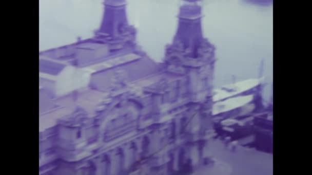 Monaco Principato Monaco Giugno 1972 Filmati Vintage Degli Anni Che — Video Stock