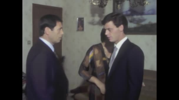 Παλέρμο Ιταλία Ιούλιος 1984 Πλάνα Από Δεκαετία Του 1980 Που — Αρχείο Βίντεο