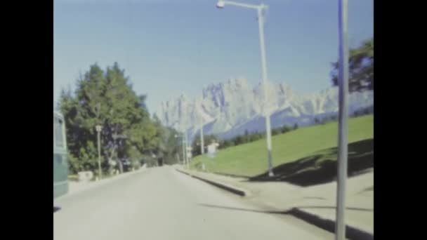 Lavaredo Talya 1968 1960 Ların Yaz Aylarında Manzaralı Talyan Alpleri — Stok video