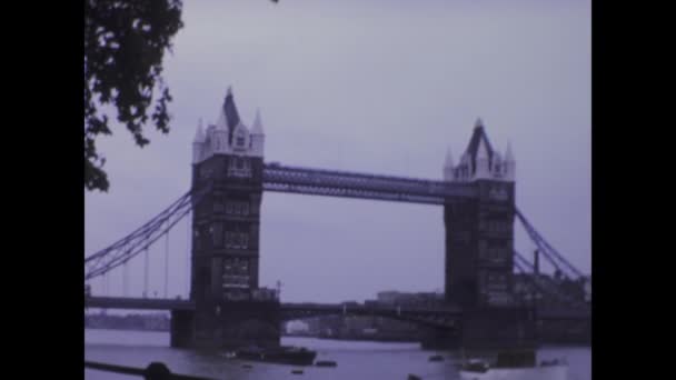 Londra Regno Unito Maggio 1975 Riprese Dell Annata 1975 Che — Video Stock
