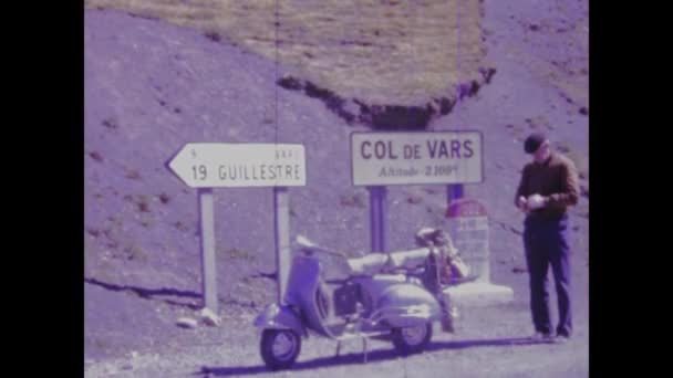 Provence Francia Giugno 1960 Riprese Epoca Che Ritraggono Una Scena — Video Stock