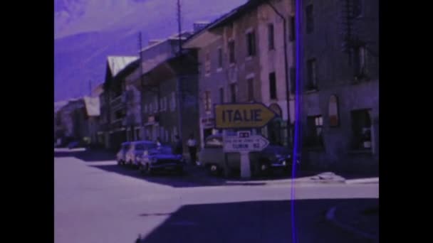 Prowansja Francja Czerwiec 1960 Historyczne Nagrania Przedstawiające Malowniczy Panoramiczny Widok — Wideo stockowe