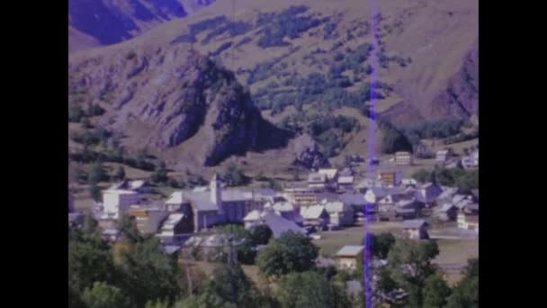Provence Francie Červen 1960 Historické Záběry Malebným Panoramatickým Výhledem Provenza — Stock video