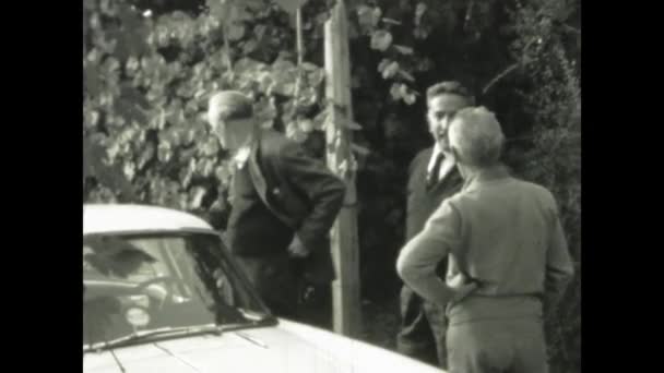 Provence Fransa Haziran 1960 1960 Lardan Kalma Klasik Görüntüler Arabaları — Stok video