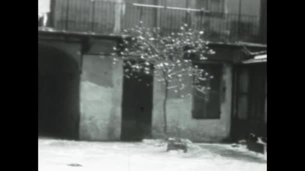 Provence Francia Giugno 1960 Riprese Epoca Che Mostrano Pittoresco Villaggio — Video Stock