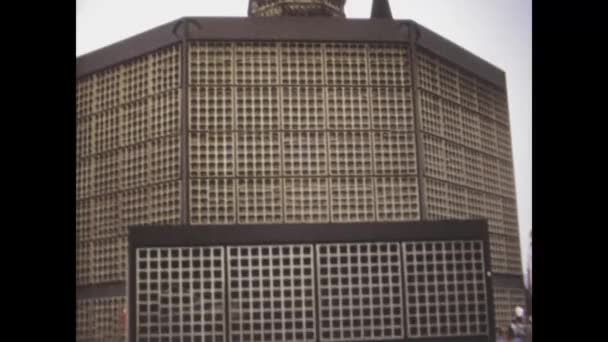 Berlino Germania Maggio 1972 Riprese Epoca Che Catturano Vedute Panoramiche — Video Stock