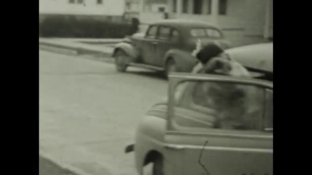 Chicago Statele Unite Ale Americii Iunie 1949 Scena Vintage Femeilor — Videoclip de stoc