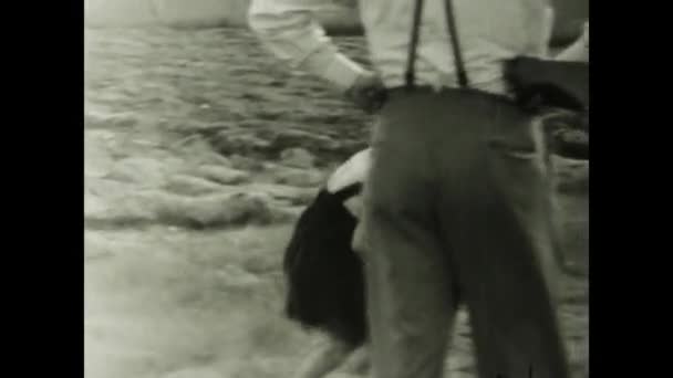 Chicago Amerika Birleşik Devletleri Haziran 1949 1940 Larda Bir Abd — Stok video