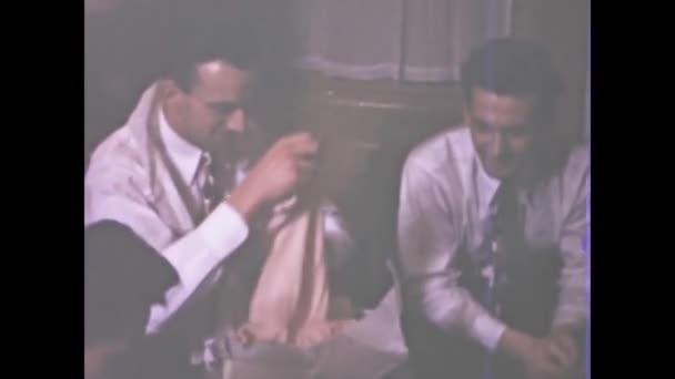Chicago Stati Uniti Dicembre 1949 Caldo Raduno Familiare Degli Anni — Video Stock