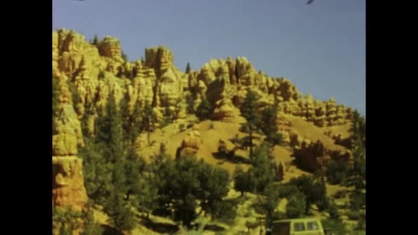 Utah États Unis Juin 1975 Images Des Années 1970 Voyage — Video